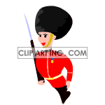animated  queens guard clipart.