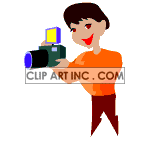   photographer photographers camera cameras  occupation100.gif Animations 2D People 