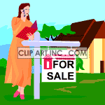   realtor realtors house for sale sel home your real estate  realtor03.gif Animations 2D People Realtors 