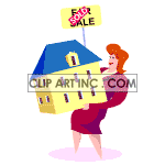   realtor realtors house for sale sel home your real estate sold  realtor21.gif Animations 2D People Realtors 