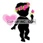   people shadow silhouette black animated animations person flower valentines love hearts  people-044.gif Animations 2D People Shadow 