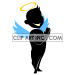   people shadow silhouette black animated animations person angel angels  people-098.gif Animations 2D People Shadow 