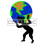   shadow people silhouette working work humans earth globe planet stress shoulders  people-180.gif Animations 2D People Shadow 