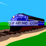blue_train0001aa animation. Commercial use animation # 123136