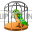 small animated bird cage icon animation. Royalty-free animation # 125193