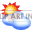 Small animated sun and clouds