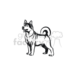 Animal_ss_bw_006 clipart. Royalty-free image # 131974