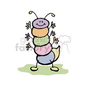 standingcartoonbug clipart. Commercial use image # 133051