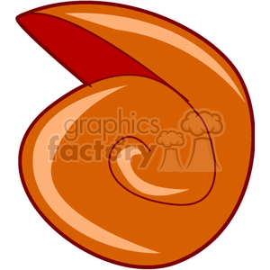 snail shell  clipart. Royalty-free image # 133742