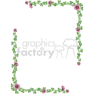  border borders frame frames flower flowers  SC31_flowers_border06.gif Clip Art Borders 