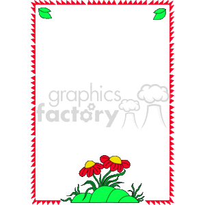 TM91_flowers_borders clipart. Commercial use image # 133920