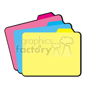 files file folder folders documents document paper papers business office  supplies supply organization FOLDERS01.gif Clip Art Business 