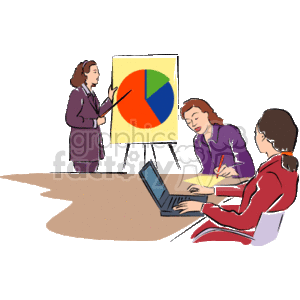 clipart - business meeting.