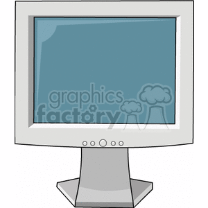   computer computers monitor monitors lcd pc business electronics digital  monitor-lcd02.gif Clip Art Business Computers 