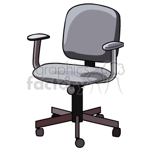   chair chairs business office  POF0103.gif Clip Art Business Furniture 