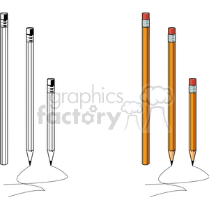   pencil pencils  BOS0133.gif Clip Art Business Supplies 