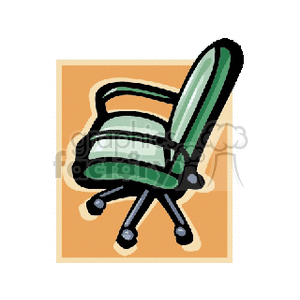   office chair furniture chairs  arnchair.gif Clip Art Business Supplies 