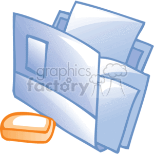  business office supplies work folders folder file files paperwork document documents   bc_063 Clip Art Business Supplies 