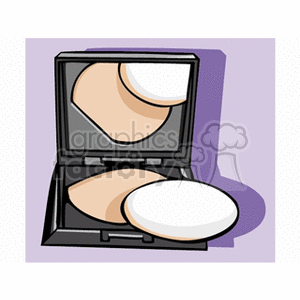 Compact makeup clipart. Royalty-free image # 136882