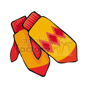 mitten clipart. Royalty-free image # 136921