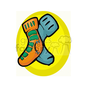 socks clipart. Royalty-free image # 136952