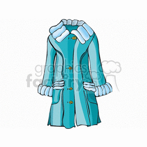   clothes clothing coat coats jacket jackets winter  paletot2.gif Clip Art Clothing Coats 