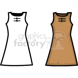   clothes clothing dress dresses  PFM0125.gif Clip Art Clothing Dresses 