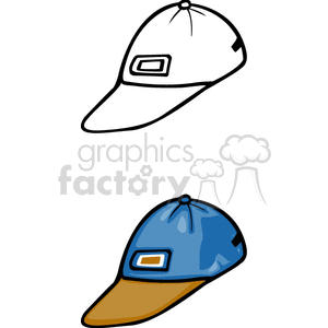   clothes clothing hat hats cap caps baseball  PFM0120.gif Clip Art Clothing Hats 