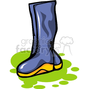   shoes shoe boot boots water rain  boots-rain.gif Clip Art Clothing Shoes 