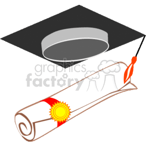 mortarboard clipart. Commercial use image # 139449