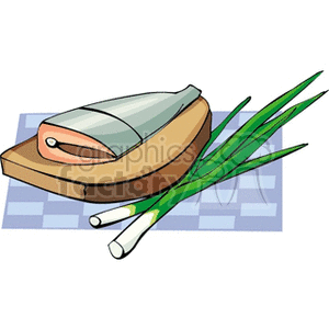 salmon filet clipart. Commercial use image # 140569
