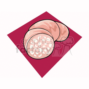   sausage meat food pepperoni  sausage4.gif Clip Art Food-Drink 
