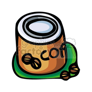 coffee can clipart.