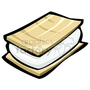 cartoon ice cream sandwich  clipart. Royalty-free image # 142092