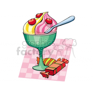   ice cream food dessert junkfood sundae Clip Art Food-Drink Ice Cream 