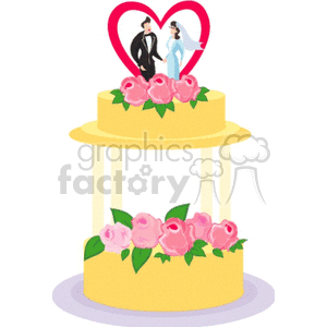 Wedding Cake clipart. Commercial use image # 146218
