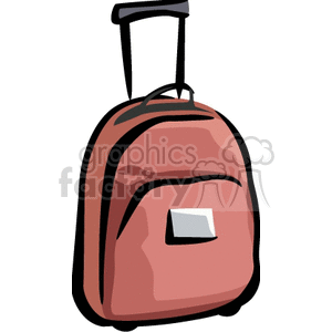  luggage backpack travel suitcase suitcases backpacks vacation  PMM0130.gif Clip Art Household 