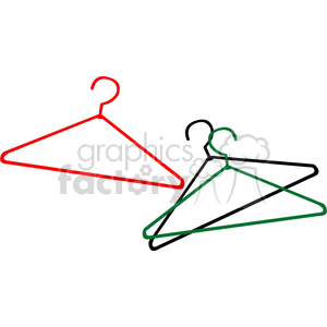 cloth hangers clipart. Commercial use image # 146400