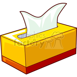   tissues tissue box  tissue201.gif Clip Art Household 