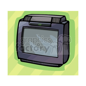 tvset7121 clipart. Commercial use image # 147489