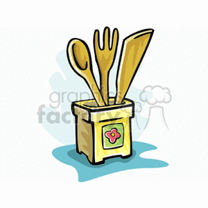 flatware clipart. Commercial use image # 147940