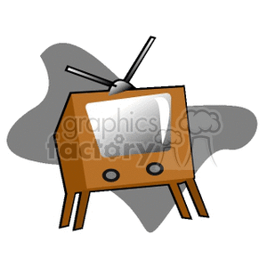 retro television clipart. Royalty-free image # 148166