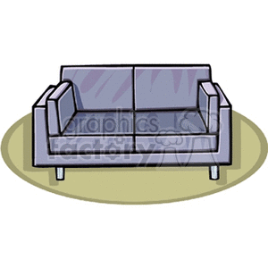 Living room sofa clipart. Royalty-free image # 148176