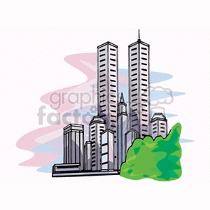 City skyline clipart. Royalty-free image # 148215