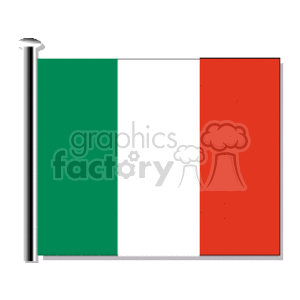 Italy flag clipart. Royalty-free image # 148450