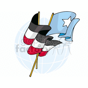 upper volta  and somali flag clipart. Commercial use image # 148798