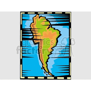 southamerica clipart. Royalty-free image # 149153