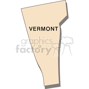 state-Vermont cream clipart. Commercial use image # 149451