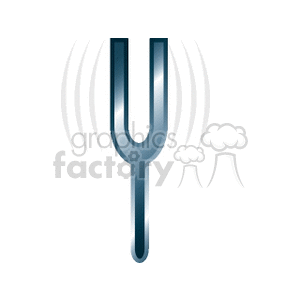   music instruments chime chimes  TUNINGFORK01.gif Clip Art Music 