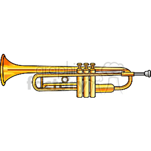   music instruments horn horns trumpet trumpets  horn2122.gif Clip Art Music 